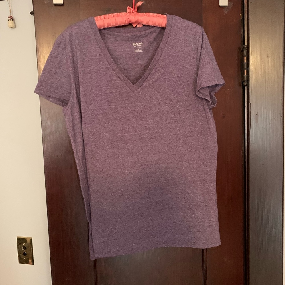 Purple Target V-neck